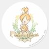 PEBBLES™_in_Lotus_Flower_Classic_Round_Sticker_1 PEBBLES™ In Lotus Flower Classic Round Sticker