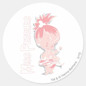 PEBBLES™ In Pink Classic Round Sticker