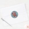 Paisely Flower Scooby Doo And The Gang Classic Round Sticker