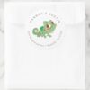 Pascal_Tangled_Return_Address_Wedding_Classic_Round_Sticker_5 Pascal Tangled Return Address Wedding Classic Round Sticker