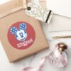 Patriotic Mickey Mouse 4 Classic Round Sticker