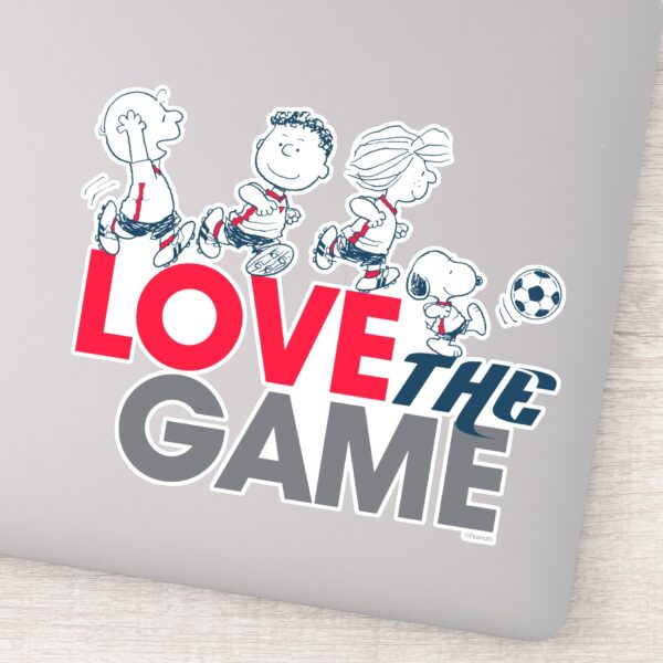 Peanuts_Gang_-_Love_The_Game_Sticker_9 Peanuts Gang Love The Game Sticker