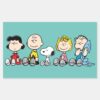 Peanuts_Gang_Sitting_Together_Rectangular_Sticker_1 Peanuts Gang Sitting Together Rectangular Sticker