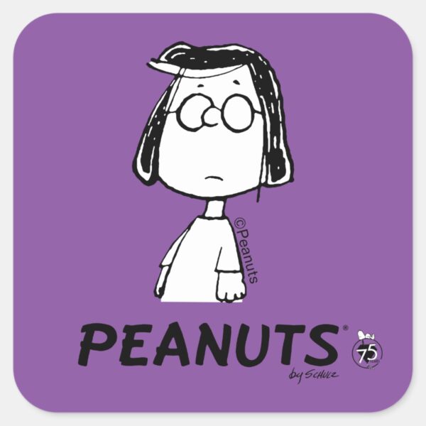 Peanuts_Persistance___Marcie_Square_Sticker_1 Peanuts Persistance Marcie Square Sticker