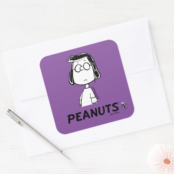Peanuts_Persistance___Marcie_Square_Sticker_3 Peanuts Persistance Marcie Square Sticker