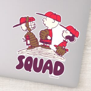 Peanuts Baseball Squad Sticker