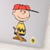 Peanuts___Charlie_Brown_Baseball_Smile_Sticker_9 Peanuts Charlie Brown Baseball Smile Sticker