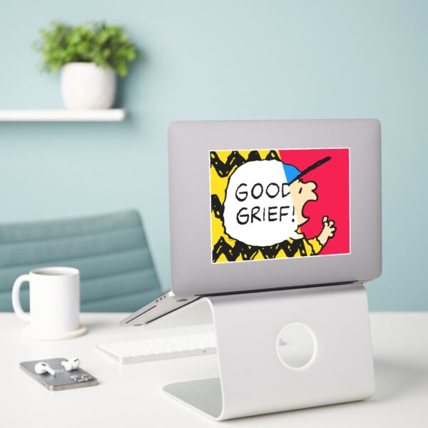 Peanuts___Charlie_Brown_Good_Grief_Half_&_Half_Sticker_3 Peanuts Charlie Brown Good Grief Half Half Sticker