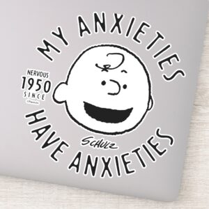 Peanuts___Charlie_Brown_Nervous_Since_1950_Sticker_9 Peanuts Charlie Brown Nervous Since 1950 Sticker