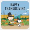 Peanuts___Charlie_Brown_Thanksgiving_Square_Sticker_2 Peanuts Charlie Brown Thanksgiving Square Sticker