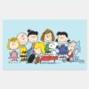 Peanuts___Charlie_Brown_and_Gang_Rectangular_Sticker_1 Peanuts Charlie Brown And Gang Rectangular Sticker