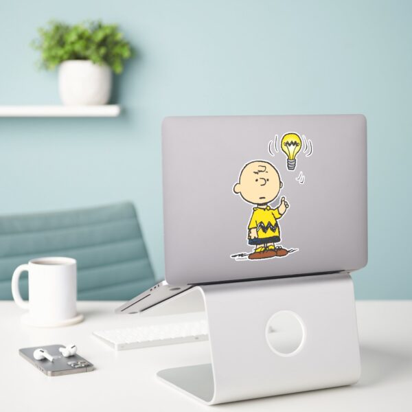 Peanuts___Charlie_Brown's_Light_Bulb_Idea_Sticker_3 Peanuts Charlie Browns Light Bulb Idea Sticker
