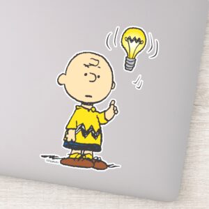 Peanuts___Charlie_Brown's_Light_Bulb_Idea_Sticker_9 Peanuts Charlie Browns Light Bulb Idea Sticker