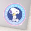 Peanuts___Comfort_&_Security_Badge_Blue_Sticker_9 Peanuts Comfort Security Badge Blue Sticker