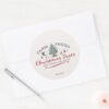 Peanuts___Farm_Fresh_Christmas_Trees_Classic_Round_Sticker_3 Peanuts Farm Fresh Christmas Trees Classic Round Sticker