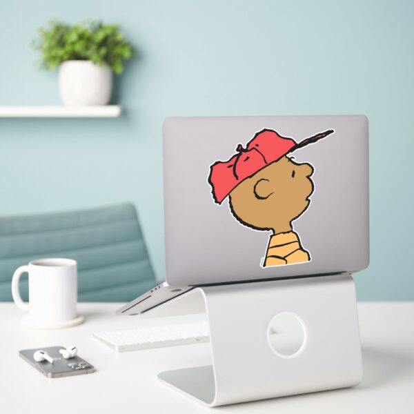 Peanuts___Franklin_Baseball_Cap_Sticker_3 Peanuts Franklin Baseball Cap Sticker