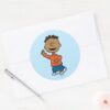 Peanuts___Franklin_Classic_Round_Sticker_3 Peanuts Franklin Classic Round Sticker