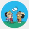 Peanuts___Friends_Fun_Classic_Round_Sticker_1 Peanuts Friends Fun Classic Round Sticker