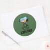 Peanuts___Great_Outdoor_Snoopy_Classic_Round_Sticker_3 Peanuts Great Outdoor Snoopy Classic Round Sticker
