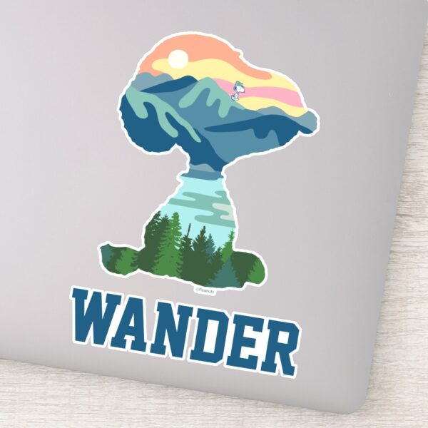 Peanuts___Great_Outdoor_Snoopy_Portrait_Sticker_9 Peanuts Great Outdoor Snoopy Portrait Sticker