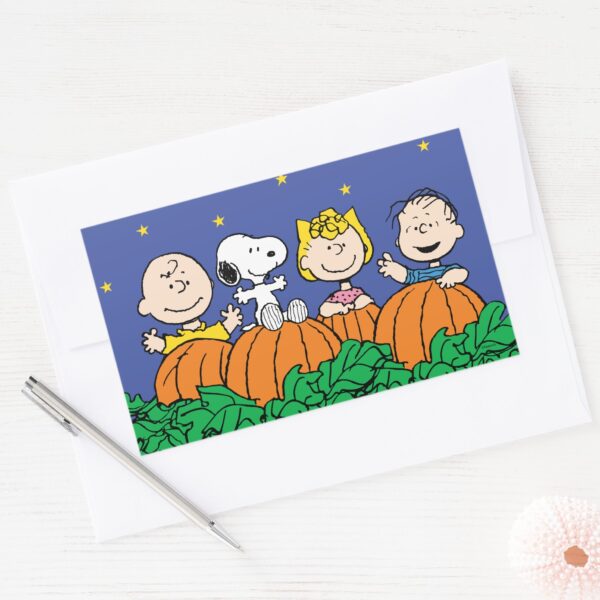 Peanuts___It's_The_Great_Pumpkin_Charlie_Brown_Rectangular_Sticker_3 Peanuts Its The Great Pumpkin Charlie Brown Rectangular Sticker