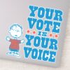 Peanuts___Linus_-_Your_Vote_is_Your_Choice_Sticker_9 Peanuts Linus Your Vote Is Your Choice Sticker