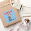 Peanuts___Linus_Blanket_Smile_Square_Sticker_5 Peanuts Linus Blanket Smile Square Sticker