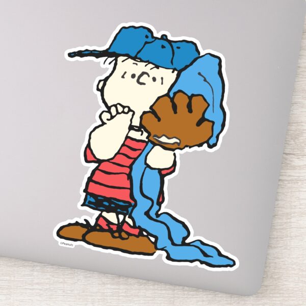 Peanuts___Linus_In_His_Baseball_Gear_Sticker_9 Peanuts Linus In His Baseball Gear Sticker