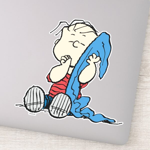 Peanuts___Linus_&_His_Blanket_Sticker_9 Peanuts Linus His Blanket Sticker