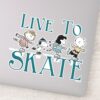 Peanuts___Live_to_Skate_Sticker_9 Peanuts Live To Skate Sticker