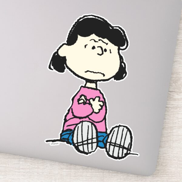 Peanuts___Lucy_With_Arms_Crossed_Sticker_9 Peanuts Lucy With Arms Crossed Sticker
