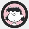 Peanuts___Lucy's_Faces_Classic_Round_Sticker_1 Peanuts Lucys Faces Classic Round Sticker