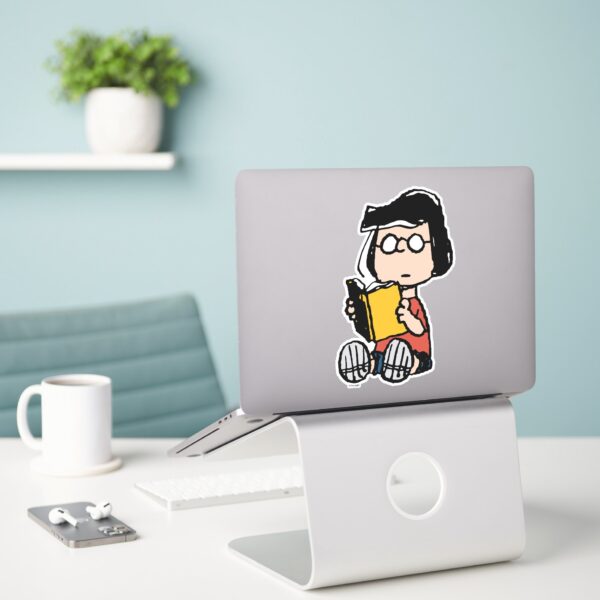 Peanuts___Marcie_Reading_Sticker_3 Peanuts Marcie Reading Sticker