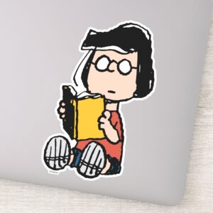 Peanuts___Marcie_Reading_Sticker_9 Peanuts Marcie Reading Sticker