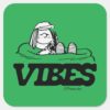 Peanuts___Peppermint_Patty_Vibes_Square_Sticker_1 Peanuts Peppermint Patty Vibes Square Sticker