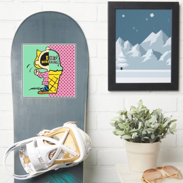 Peanuts___Sally_Ice_Cream_Half_&_Half_Sticker_7 Peanuts Sally Ice Cream Half Half Sticker