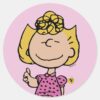 Peanuts___Sally_Super_Smile_Classic_Round_Sticker_1 Peanuts Sally Super Smile Classic Round Sticker