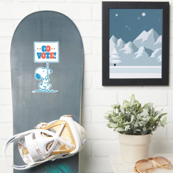 Peanuts___Snoopy_-_Go_Vote_Sign_Sticker_7 Peanuts Snoopy Go Vote Sign Sticker
