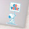Peanuts___Snoopy_-_Go_Vote_Sign_Sticker_9 Peanuts Snoopy Go Vote Sign Sticker