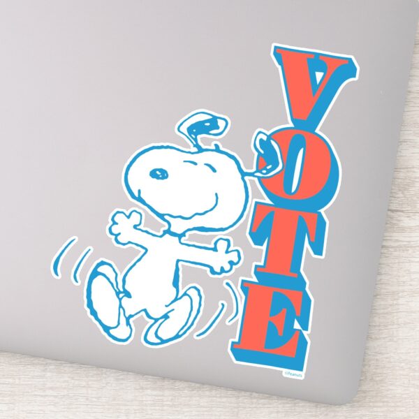 Peanuts___Snoopy_-_Vote_Sticker_9 Peanuts Snoopy Vote Sticker