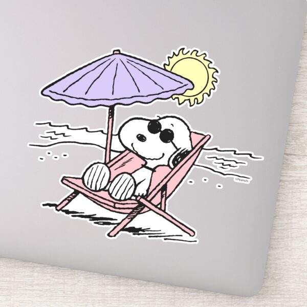 Peanuts___Snoopy_Beach_Sticker_9 Peanuts Snoopy Beach Sticker