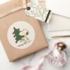 Peanuts___Snoopy_Christmas_Tree_Classic_Round_Sticker_5 Peanuts Snoopy Christmas Tree Classic Round Sticker