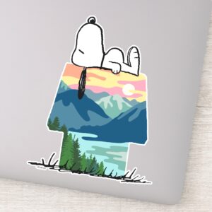 Peanuts Snoopy Dog House Go Wild Sticker