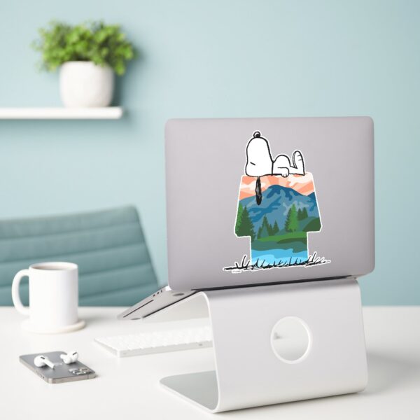 Peanuts___Snoopy_Dog_Sunset_View_Sticker_3 Peanuts Snoopy Dog Sunset View Sticker