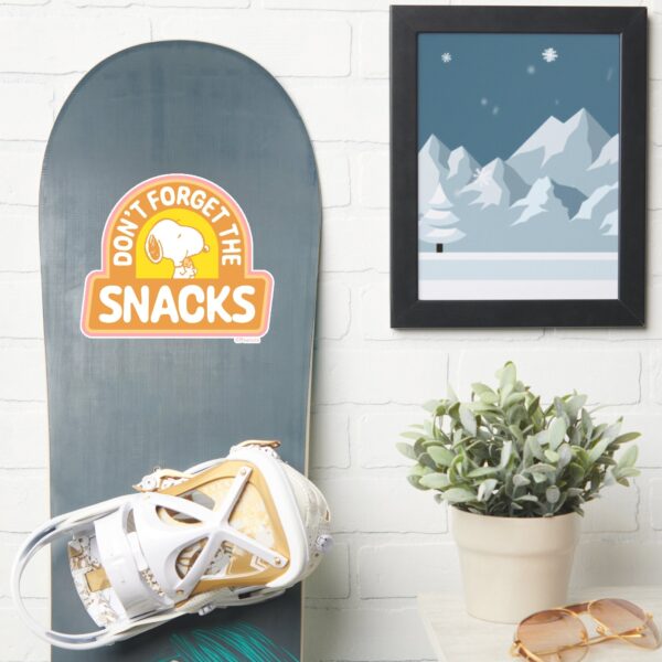 Peanuts___Snoopy_Don't_Forget_the_Snacks_Sticker_7 Peanuts Snoopy Dont Forget The Snacks Sticker
