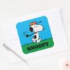Peanuts___Snoopy_Golf_Swing_Square_Sticker_3 Peanuts Snoopy Golf Swing Square Sticker
