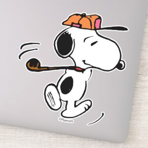 Peanuts Snoopy Golf Swing Sticker 9
