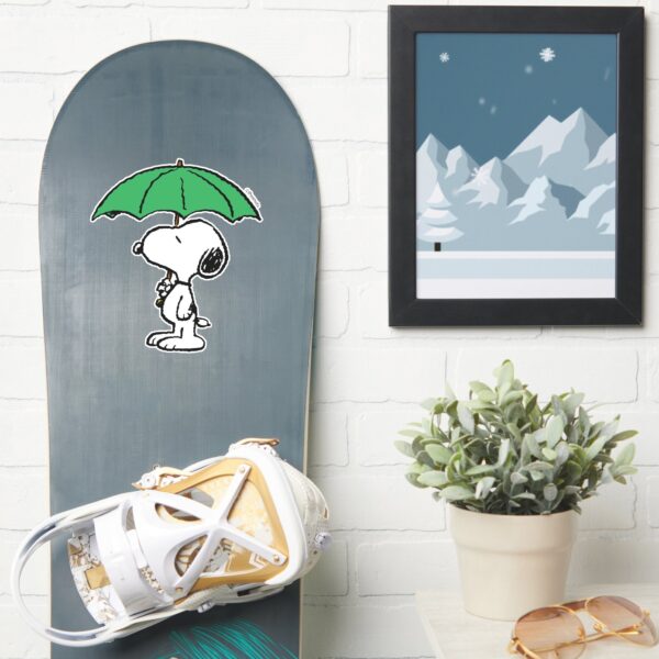 Peanuts___Snoopy_Green_Umbrella_Sticker_7 Peanuts Snoopy Green Umbrella Sticker
