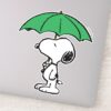 Peanuts___Snoopy_Green_Umbrella_Sticker_9 Peanuts Snoopy Green Umbrella Sticker