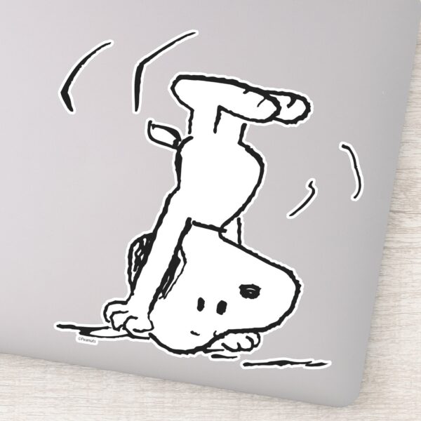 Peanuts___Snoopy_Headstand_Sticker_9 Peanuts Snoopy Headstand Sticker